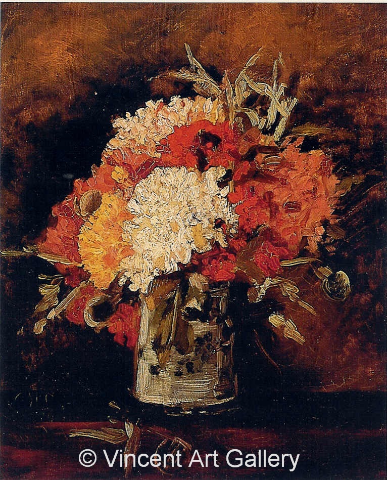 JH1138, Vase with Carnations